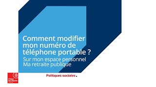 Comment modifier mon numéro de téléphone portable [upl. by Al]