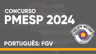 PORTUGUÊS FGV  PMSP 2024 SOLDADO [upl. by Wallinga]