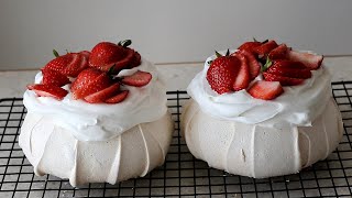 How to make meringue cake pavlovaseasy recipe [upl. by Rafe]