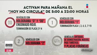 Se activa para el 1 de mayo el doble quotHoy No Circulaquot por contingencia ambiental  Ciro [upl. by Kilam]