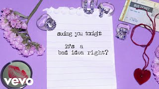 Olivia Rodrigo  bad idea right Official Lyric Video [upl. by Prinz]