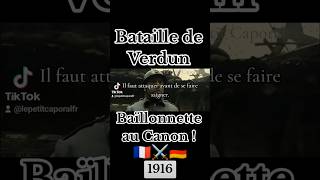 Bataille de Verdun 1916 baïonnette au canon  La France résiste face aux Allemands france ww1 [upl. by Rettke]