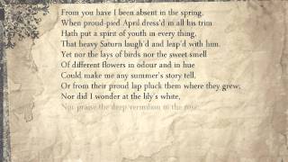 Sonnet 98 From you have I been absent in the spring [upl. by Zorine235]