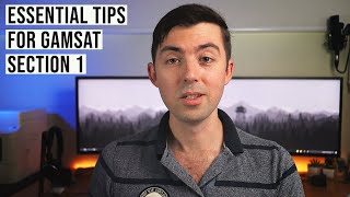 Must have tips for mastering GAMSAT Section 1 [upl. by Atiner]