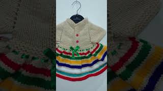 Easy knitting beautiful newborn baby girl sweater foryou ytshorts diy [upl. by Enileqcaj41]