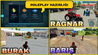 ROLEPLAY İÇİN ÇİFTLİKLERİMİZİ BERABER HAZIRLADIK  RP BAŞLANGIÇ  FARMING SIMULATUR 22 55ragnar [upl. by Aric952]