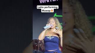 LATTO  MUWOP LIVE PERFORMANCE [upl. by Brew975]