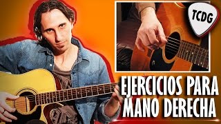 5 Ejercicios De Mano Derecha Indispensables Para Principiantes En Guitarra Acústica TCDG [upl. by Wiles]