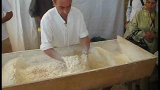 Sourdough bread kneading by hand Nicolas Supiot [upl. by Myrilla]