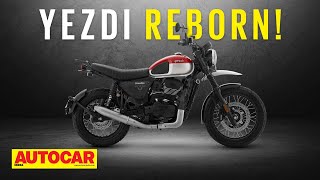 Yezdi is back All details on new Yezdi Adventure Scrambler and Roadster models  Autocar India [upl. by Birgitta]