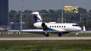 Gulfstream G600 from the Whirlpool Corp N1911W arrival at Munich Airport MUC EDDM [upl. by Atnaloj]