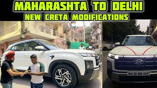 🙏THANK YOU FOR TRUST✅CRETA CAME ALL THE WAY FROM MAHARASHTRA TO US FOR MODIFICATIONS✅Creta e✅ [upl. by Notniuq622]