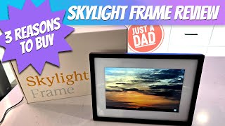 Skylight Digital Picture Frame UNBOXING amp REVIEW [upl. by Sewole536]