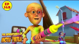 Motu Patlu  Holi  Best Cartoon For Kids [upl. by Faulkner53]