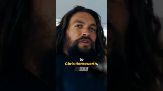 Jason Momoa calls out Chris Hemsworths biceps [upl. by Irreg515]