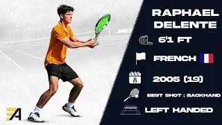 College Tennis recruiting FALL 2024  Raphael Delente [upl. by Nugesulo]