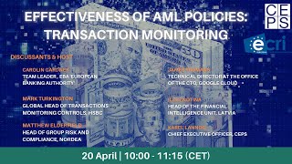 Effectiveness of AML policies Transaction monitoring [upl. by Ylrad458]