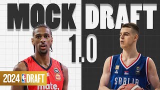 2024 NBA Mock Draft 10  The Lottery [upl. by Keel109]