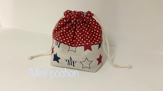 Tuto facile  Mini Pochon  couture Madalena [upl. by Victorie215]