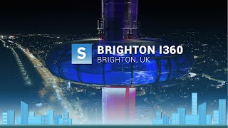 Brighton i360 Sept 2023 Aerial 4K Drone View [upl. by Harahs966]