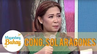 Cong Sol Aragones shares about her daughter participation in the contest  Magandang Buhay [upl. by Aneeras790]