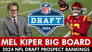 UPDATED Mel Kiper 2024 NFL Draft Big Board  Top 25 Prospects Led By Caleb Williams [upl. by Free]