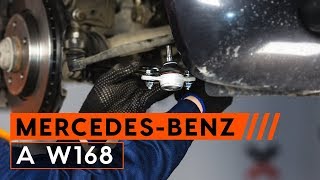 Wie MERCEDES W168 Querlenker vorderen wechseln AUTODOC TUTORIAL [upl. by Wagner]