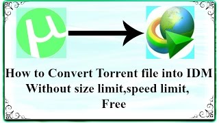 How To Download Torrent Files With IDM without size limitspeed limit [upl. by Shult924]