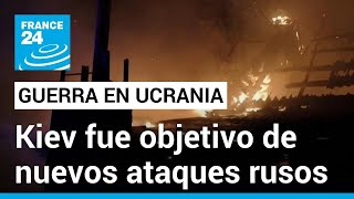 Ucrania más de 50 personas resultaron heridas tras ataque ruso en Kiev • FRANCE 24 Español [upl. by Minier936]