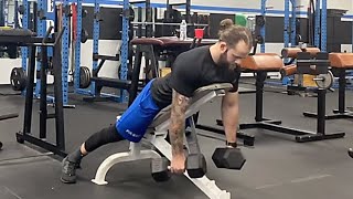 Dumbbell ChestSupported Row [upl. by Ahsuas]