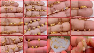 21k new gold kaner ring design  রাফিউজের জন্য কানের রিং দুল ডিজাইন ও দাম  gold ring ear ring [upl. by Marisa]