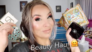 Haul Sephora Diptyque Odens Eye Sonia G Gucci Chanel Haus Huda Valentino [upl. by Naynek]