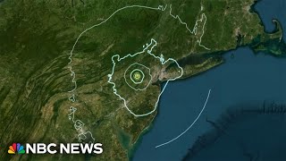 48 Magnitude earthquake centered in New Jersey rattles the East Coast [upl. by Alvarez]