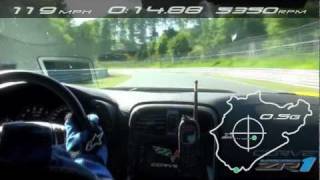 2012 Corvette ZR1  Nurburgring Record Lap Time 71963 [upl. by Alane666]