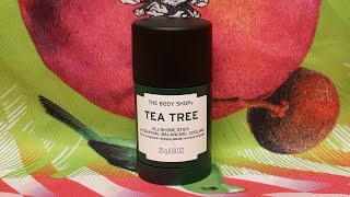 The Body Shop Tea Tree AllInOne Stick Review [upl. by Akihc870]