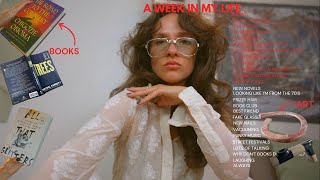 A WEEK IN MY NYC LIFE New Books Art Museums Reading Vlog amp What I Eat [upl. by Akiret]