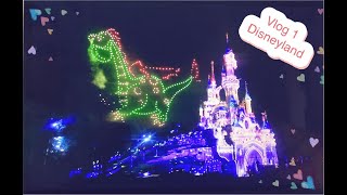 Disneyland Paris 2024 Vlog 1  Arrivée à Disneyland amp spectacle de drones de folie  ✨ [upl. by Atinek217]