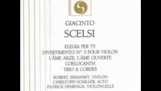 Giacinto Scelsi  LÂme Ailée LÂme Ouverte for violin solo [upl. by Annelg]