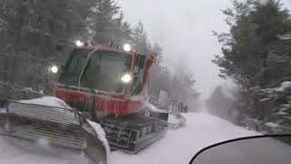 Munising Michigan February 2022  Trail Groomer 2 [upl. by Aker]