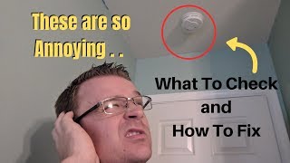 Smoke Detector Beeping  What To Check and How To Fix [upl. by Maurie]