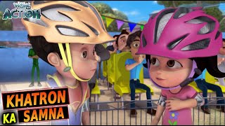 Vir Imli Ki Cycl  Vir Robot Boy  Khatron Ka Samna  S1  288  Hindi Cartoons For Kids  Action [upl. by Fortunna585]