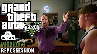 GTA 5  Mission 3  Repossession  PS5 4K 60FPS [upl. by Eila]