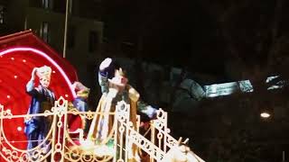 Rey Melchor Cabalgata de los Reyes Magos Madrid 2024 [upl. by Eelahc]