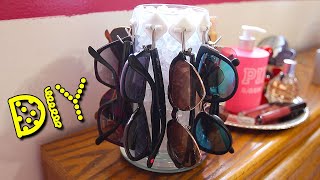 DIY Rotating Sunglasses Display  Lucykiins [upl. by Eatnoled]