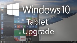 How To Install WIndows 10 On A Tablet [upl. by Anilad]