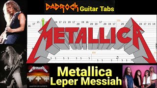 Leper Messiah  Metallica  Guitar  Bass TABS Lesson [upl. by Yetta]