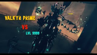 WARFRAME Valkyr Prime  vs Level 9999  3 Amazing Builds  Disruption  MILLIONS OF DAMAGE [upl. by Amieva]