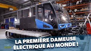 La première dameuse des pistes électrique [upl. by Spearing]