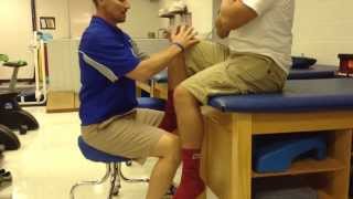 Hip Flexor strength testing  iliopsoas amp rectus femoris  break test [upl. by Bella]