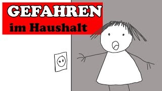 Gefahren und Unfallquellen für Kinder in der Wohnung im Haus [upl. by Nomi]